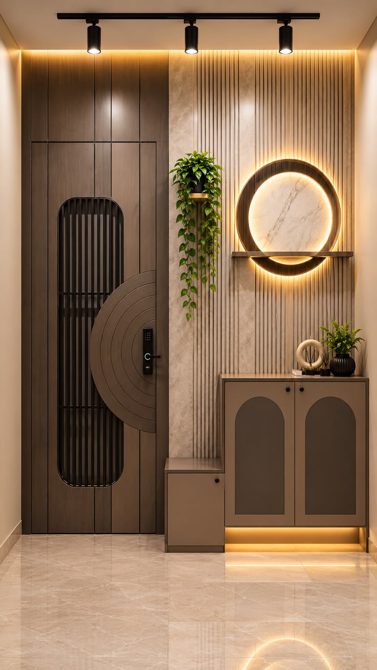 Complete flat interior woodwork and cupboard works by Lithisha Interiors